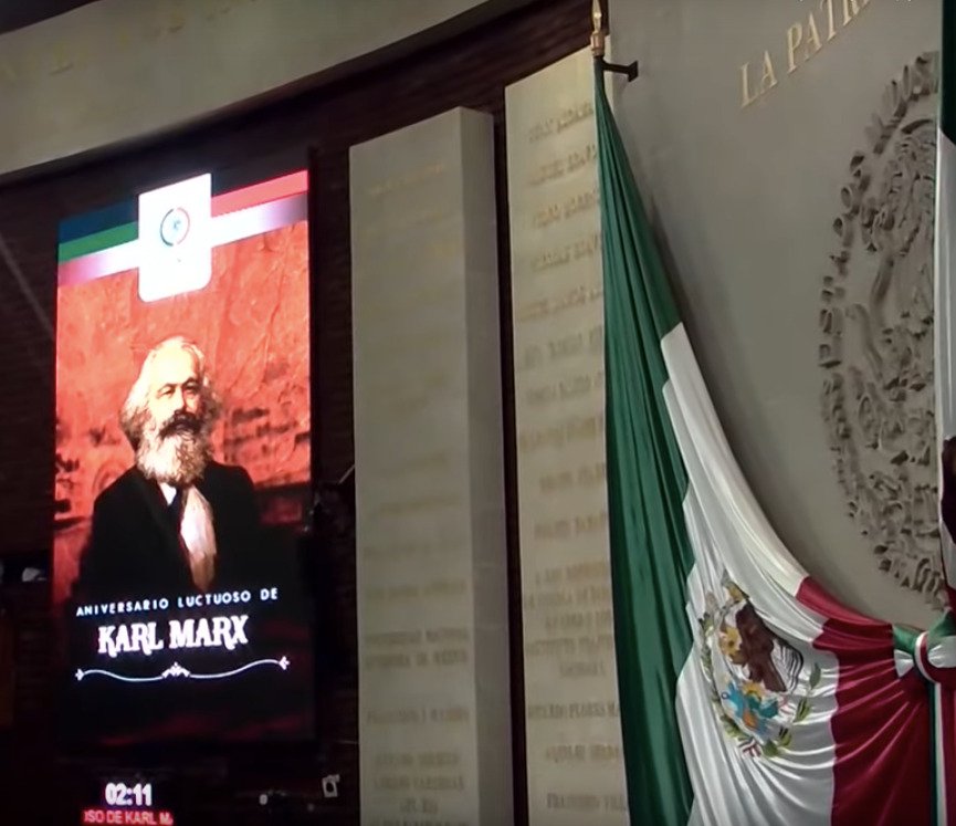 Meksika Meclisi Marx'ı andı